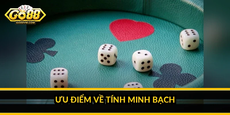 Tài Xỉu Livestream Go88: chơi trực tiếp minh bạch với dealer thật Ưu điểm về tính minh bạch